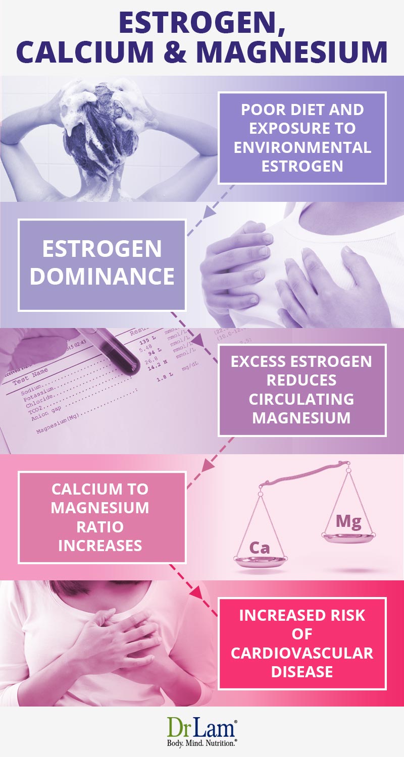 Check out this easy to understand infographic about magnesium, estrogen and calcium