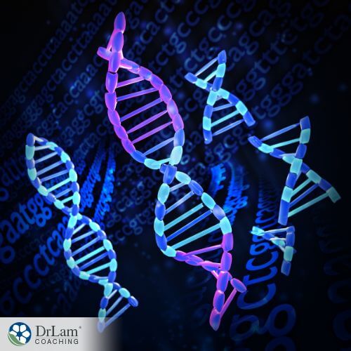 An image of DNA double helix