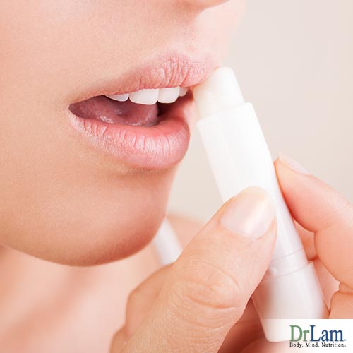 For optimal health us a homemade lip balm