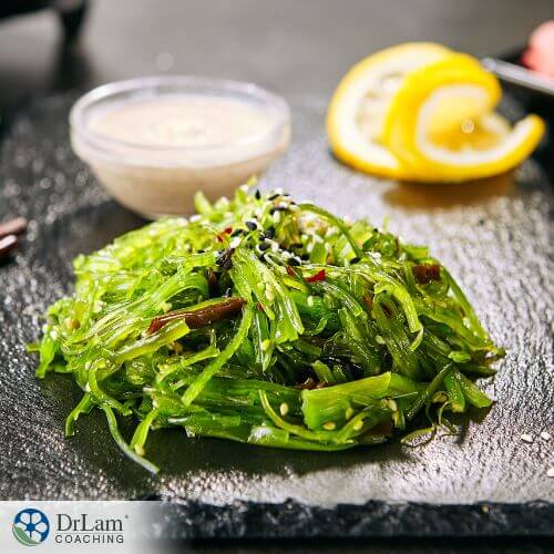 An image of seaweed salad
