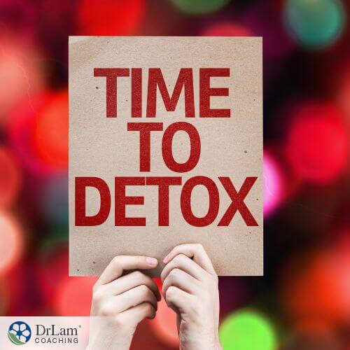An image of a sign saying time to detox