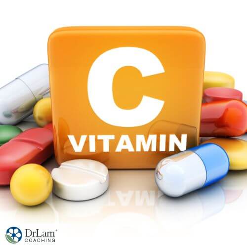 An image of vitamin C pills
