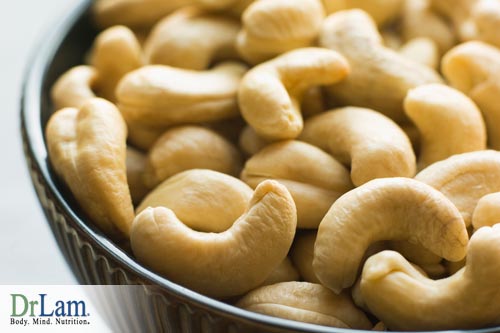 Amino acid can be found in cashews health benefits.