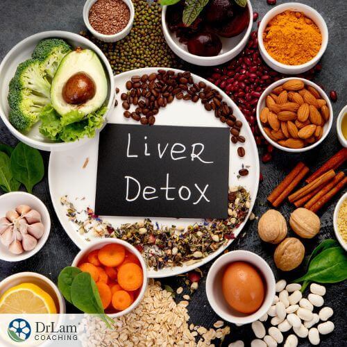 An image of liver detoxing foods in bowls