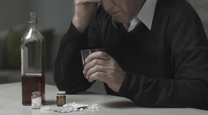 Drug and alcohol abuse by the elderly