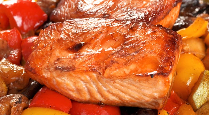 Salmon is loaded with omega-3 fatty acids