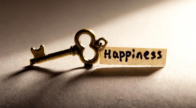 What is the key to being happy