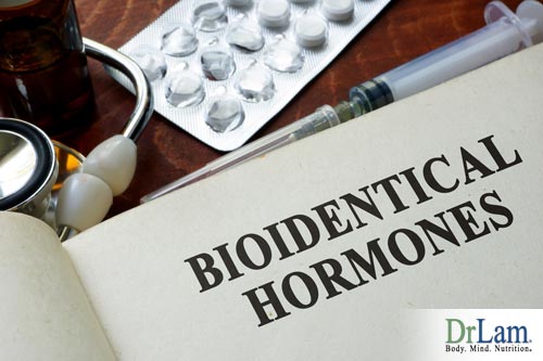 Natural bioidentical hormones prescribed by a doctor.