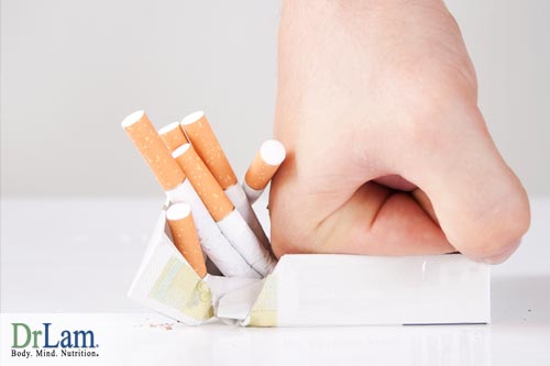 Eliminating smoking can help with detoxing the body.