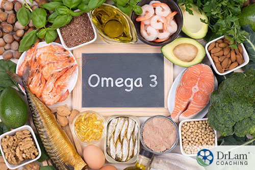 bunch of foods in the table that are rich in omega 3