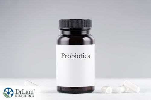 An image of a bottle of probiotics