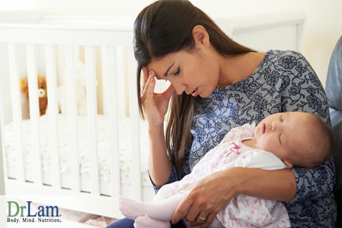 Post Partum Fatigue and reproductive system function