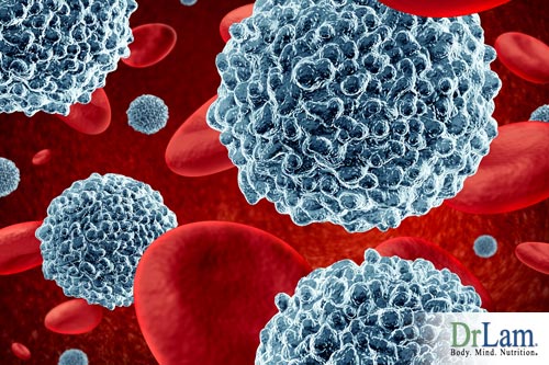 Image of red and white blood cells, of which white blood cells are part of the immune system that causes Hashimoto's thyroiditis