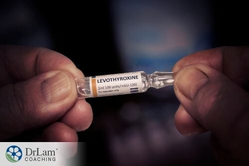 An image of one levothyroxine vial