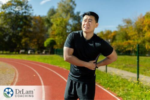 An image of a man in a track field