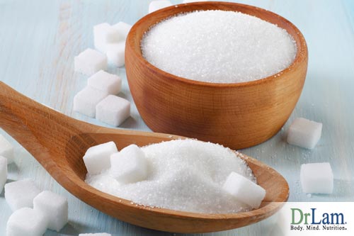 Sugar, common but not considered one of the healthy sweeteners