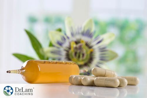 An image of passionflower supplements