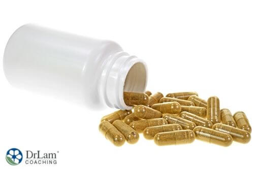 An image of green tea extract supplements