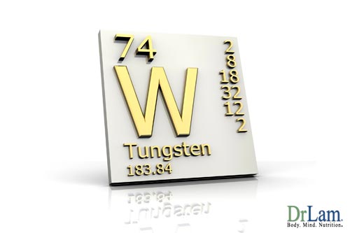 Tungsten can be one of the causes of heavy metal poisoning
