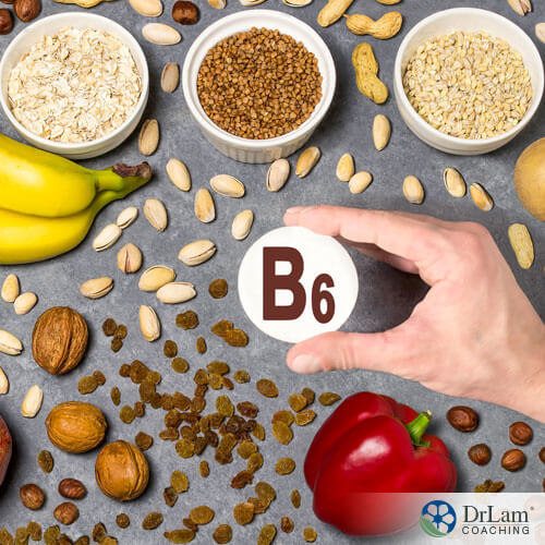 An image of foods that are rich in vitamin B6