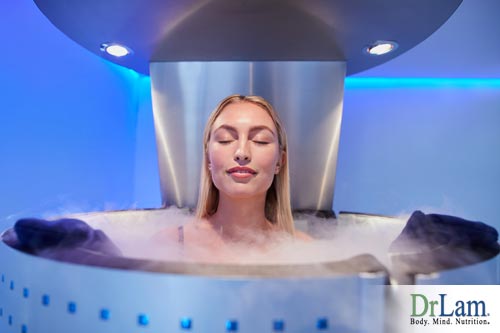 a cryotherapy chamber for cryotherapy treatment