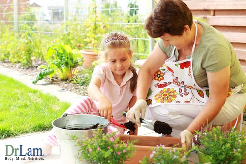 Simply being outside and gardening for therapy will help