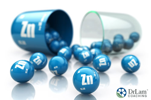 An image of zinc capsules which are one way to get more zinc health benefits